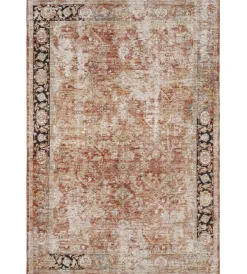 Tessile D'Arredo- Tappeto "caravan" ruggine, 230x160 cm