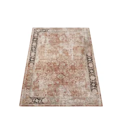 Tessile D'Arredo- Tappeto "caravan" ruggine, 230x160 cm