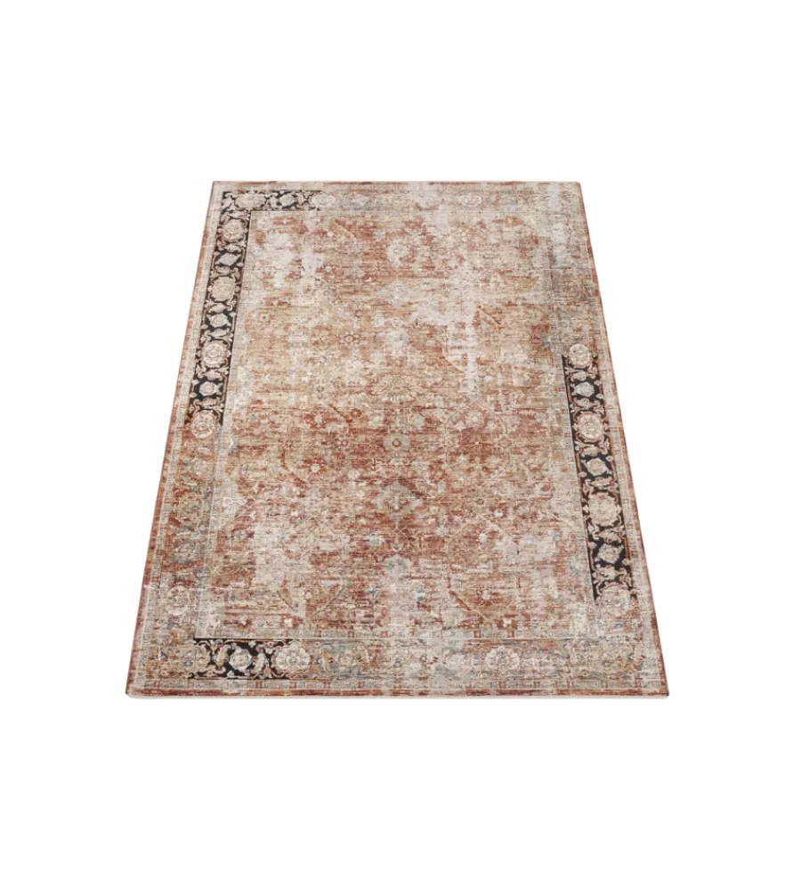 Tessile D'Arredo- Tappeto "caravan" ruggine, 230x160 cm