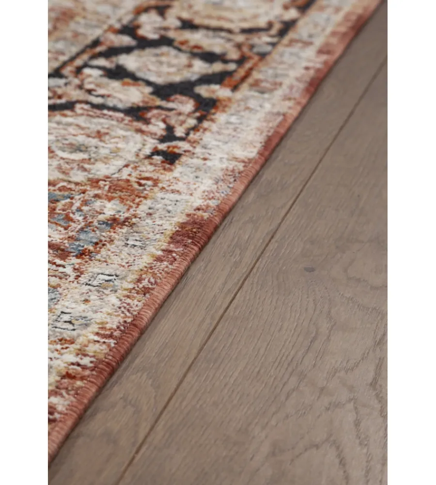 Tessile D'Arredo- Tappeto "caravan" ruggine, 230x160 cm
