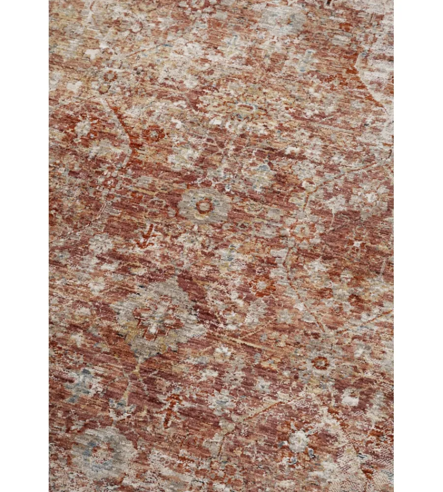 Tessile D'Arredo- Tappeto "caravan" ruggine, 230x160 cm