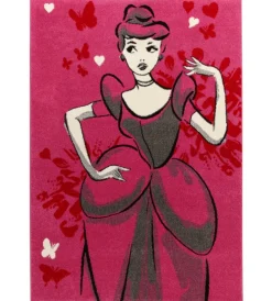 Tessile D'Arredo- Tappeto "cinderella" rosa, 190x133 cm