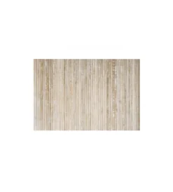 Tessile D'Arredo- Tappeto da interno in bamboo "gesso", 120x180 cm