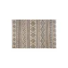 Tessile D'Arredo- Tappeto da interno in bamboo "etnic bianco-grigio", 160x240 cm