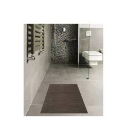 Tessile D'Arredo- Tappeto da interno in bamboo "wengue", 50x200 cm