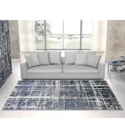 Sale Tappeto "double" blu, 160x230 cm Tessile D'Arredo