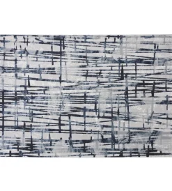 Outlet Tappeto "double" celeste, 110x170 cm Tessile D'Arredo