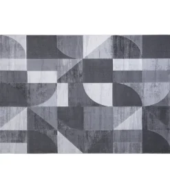 Sale Tappeto "double" grigio, 110x170 cm Tessile D'Arredo