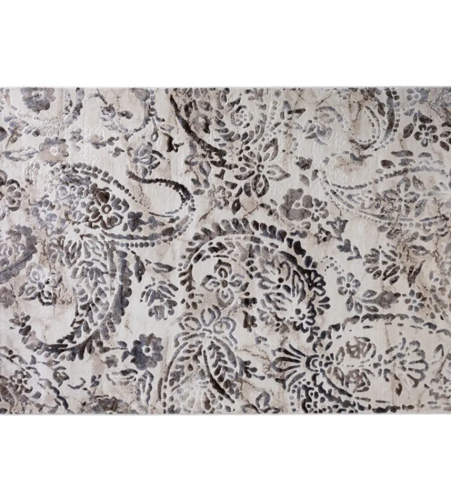 Tessile D'Arredo- Tappeto "double" marrone, 133x190 cm