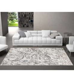 Tessile D'Arredo- Tappeto "double" marrone, 133x190 cm