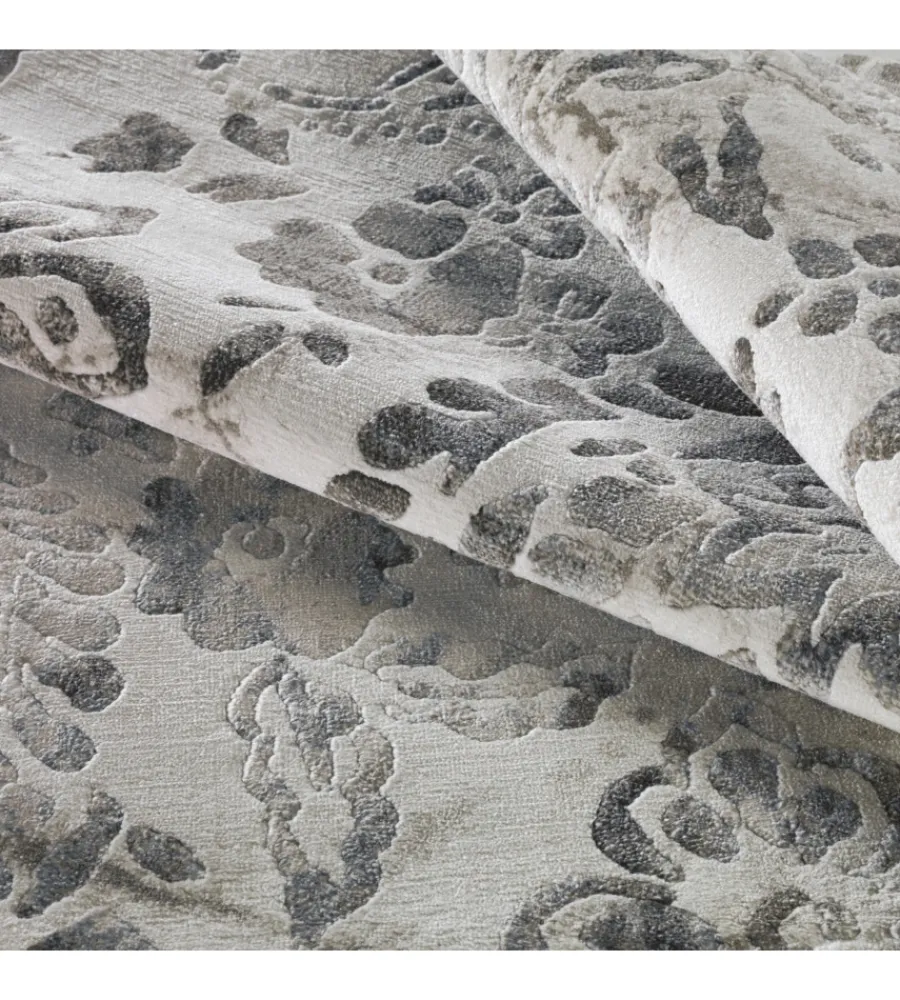 Tessile D'Arredo- Tappeto "double" marrone, 133x190 cm