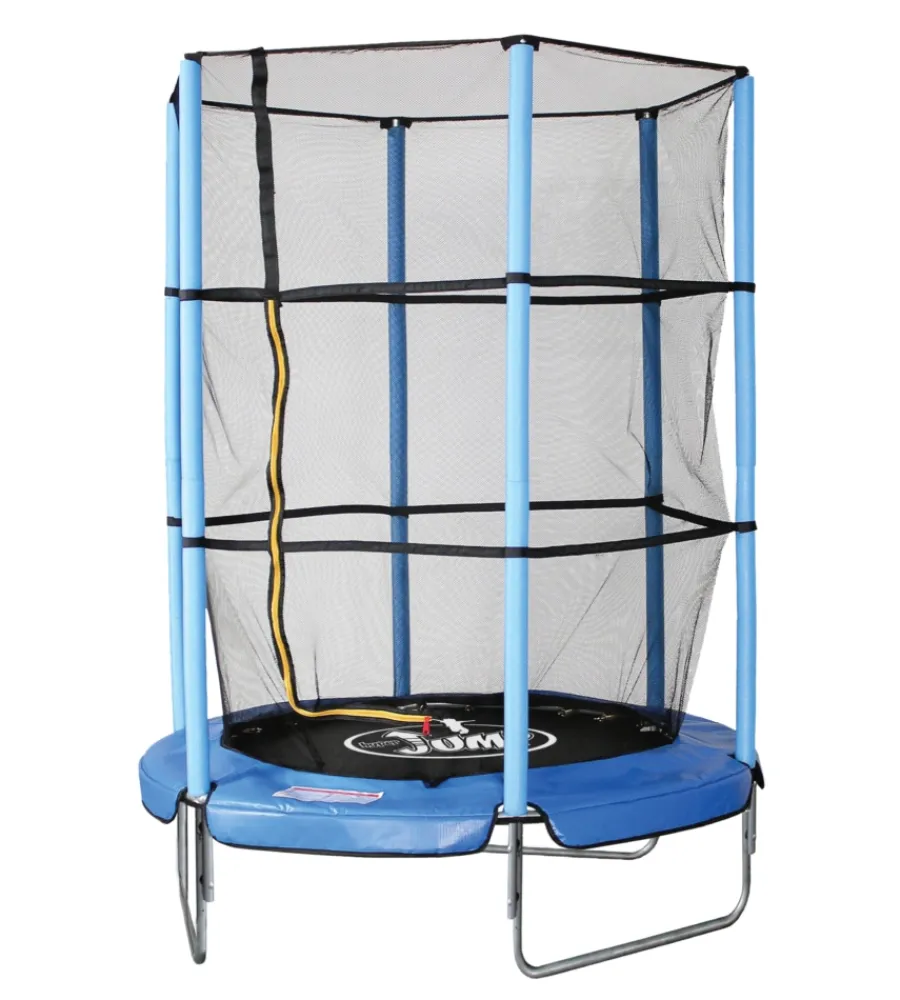 Giochi E Casette Bimbo- Tappeto elastico per bambini con rete, diametro 140 cm