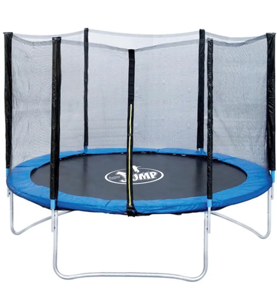 Discount Tappeto elastico per bambini con rete, diametro 244cm Giochi E Casette Bimbo
