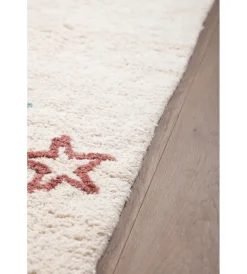 Tessile D'Arredo- Tappeto "fantasia 2" cotone multicolor, 150x100 cm
