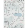 Tessile D'Arredo|Tappeto "fantasia" nordica foresta, 100x150 cm