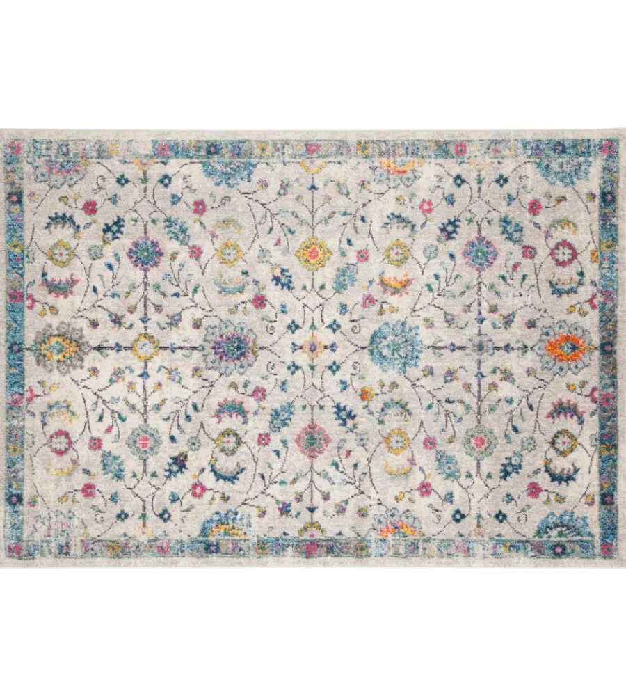 Tessile D'Arredo- Tappeto "mamoo" fantasia floreale, 200x300 cm