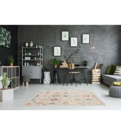 Outlet Tappeto "mamoo" fantasia vintage, 133x190 cm Tessile D'Arredo