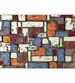 Tessile D'Arredo- Tappeto "milano prestige" multicolor, 110x170 cm