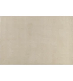 Tessile D'Arredo- Tappeto "milano" tinta unita crema, 133x190 cm