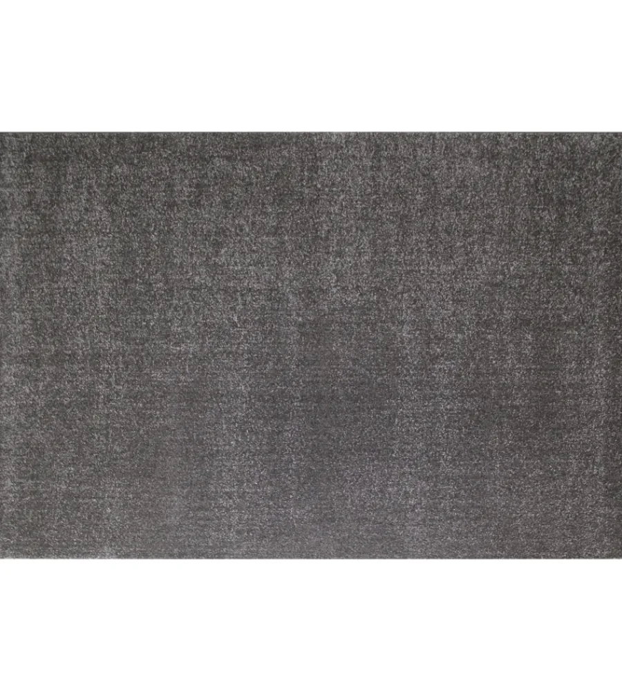 Tessile D'Arredo- Tappeto "milano" tinta unita grigio, 200x300 cm
