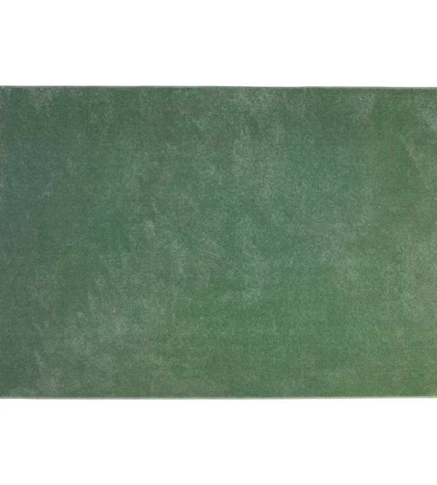 Tessile D'Arredo- Tappeto "milano" tinta unita verde, 160x230 cm