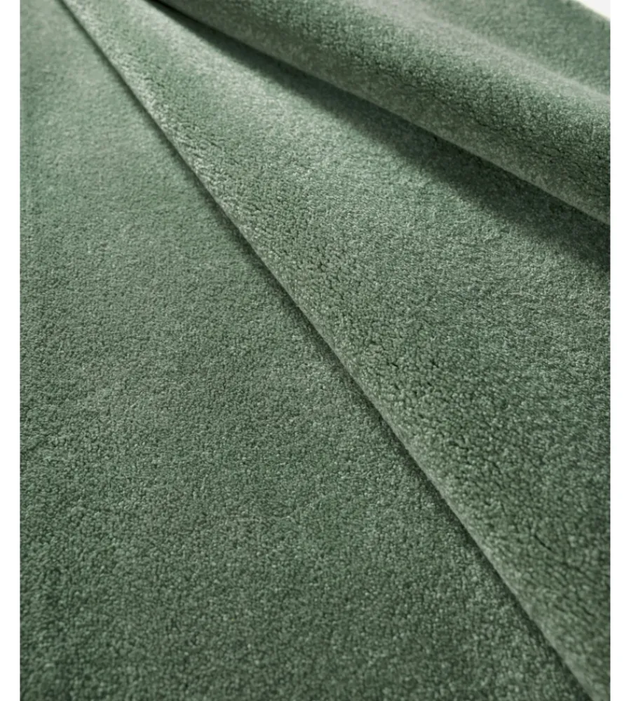 Tessile D'Arredo- Tappeto "milano" tinta unita verde, 160x230 cm