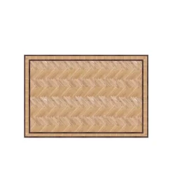 Tessile D'Arredo|Tappeto "old style carpet" in vinile spessorato, 150x230 cm