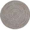 Tessile D'Arredo|Tappeto "solid" rotondo beige, ø 120 cm