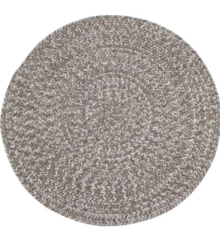 Tessile D'Arredo|Tappeto "solid" rotondo beige, ø 120 cm