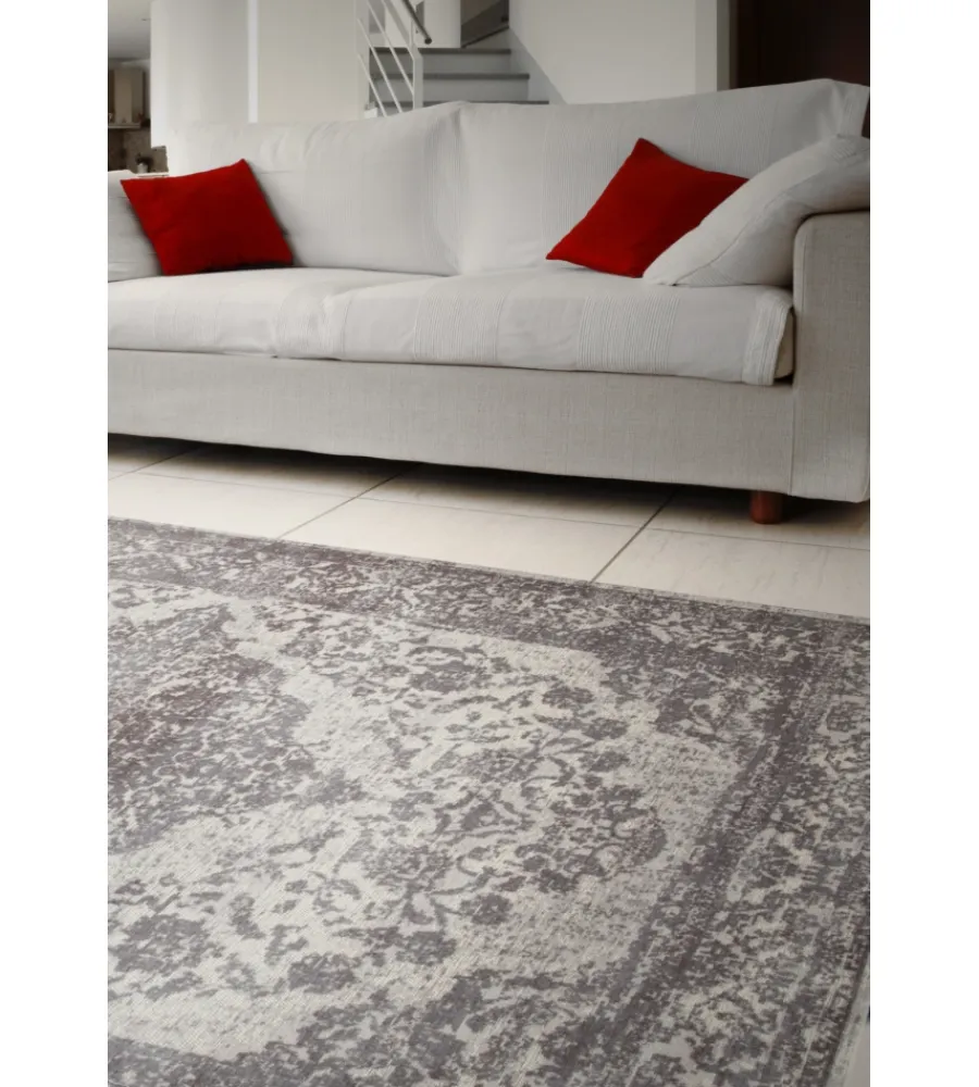 Tessile D'Arredo- Tappeto stile vintage "new argentella" dark, 200x290 cm