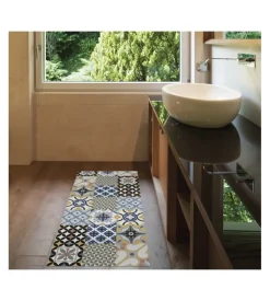 Best Tappeto vinilico stampato "idraulico", 50x110 cm Tessile D'Arredo