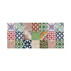 Tessile D'Arredo|Tappeto vinilico stampato "mosaico", 50x110 cm