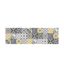 Tessile D'Arredo|Tappeto vinilico stampato "idraulico", 60x200 cm