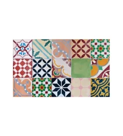 Discount Tappeto vinilico stampato "mosaico", 45x75 cm Tessile D'Arredo