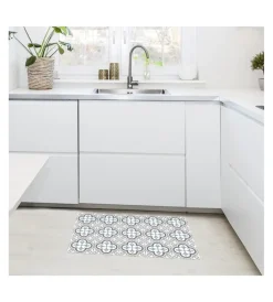 Tessile D'Arredo- Tappeto vinilico stampato 