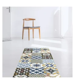 Tessile D'Arredo- Tappeto vinilico stampato 