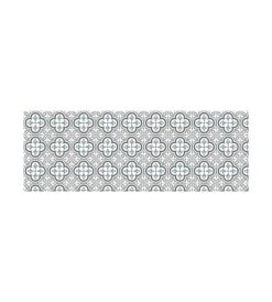 Tessile D'Arredo- Tappeto vinilico stampato "hidra tortora", 50x140 cm