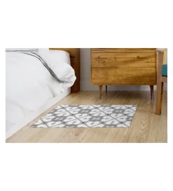 Outlet Tappeto vinilico stampato "bcn grigio", 45x75 cm Tessile D'Arredo