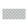 Tessile D'Arredo|Tappeto vinilico stampato "hidra tortora", 50x110 cm
