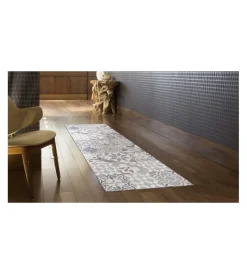 Tessile D'Arredo|Tappeto vinilico stampato "bcn vintage", 50x140 cm