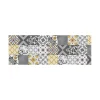 Discount Tappeto vinilico stampato "patch grigio", 50x140 cm Tessile D'Arredo