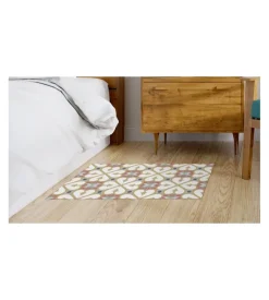 Tessile D'Arredo- Tappeto vinilico stampato "bcn color", 45x75 cm