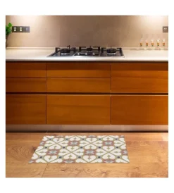 Tessile D'Arredo- Tappeto vinilico stampato 