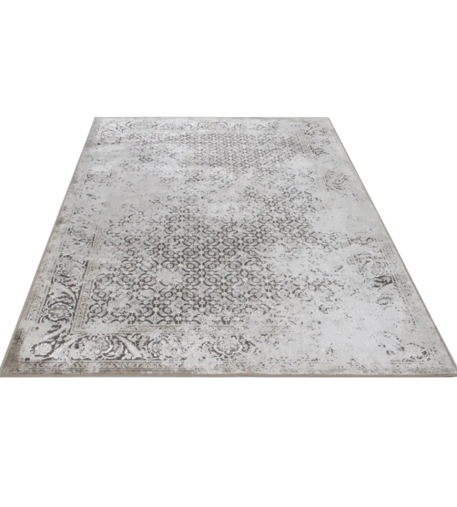Tessile D'Arredo- Tappeto "vintage" classico antracite, 200x290 cm