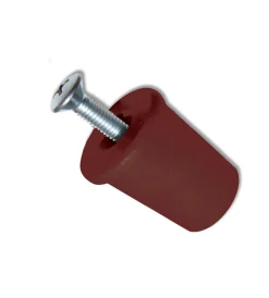 Ferramenta Per Mobili E Infissi|Tappi d'arresto 40 mm. - marrone - 6 pz.
