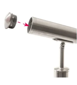 Hot Tappo chiusura per corrimano in acciaio inox Porte, Scale E Pavimenti