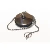 Sifoni- Tappo inox con catena e rosone ø 31 mm.