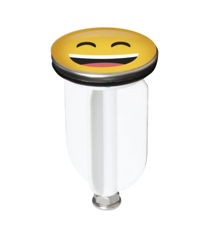 Tappi-Idro-Bric Tappo scarico "smile" per piletta da 11/4