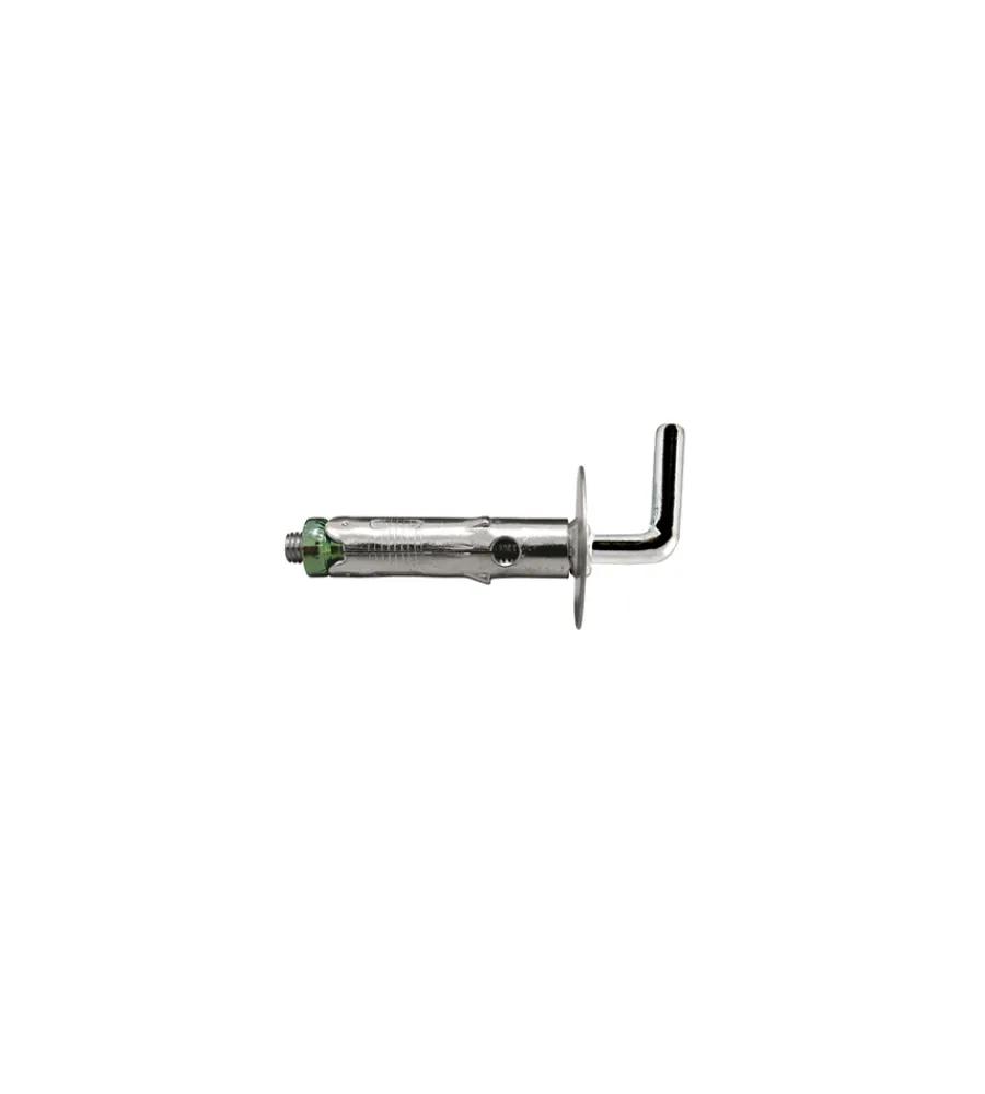 Sistemi Di Fissaggio|Tasselli acciaio con gancio medio ø 8 x 40 - 6 pz.