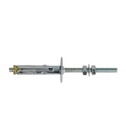Sale Tasselli in nylon ø 8 x 45 con barra filettata e doppio dado 4 pz. Sistemi Di Fissaggio